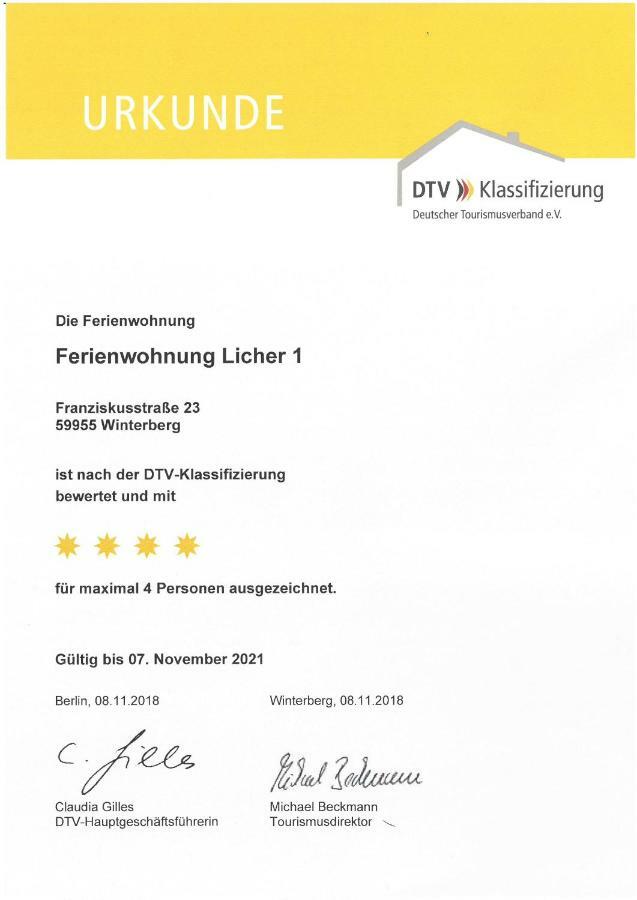 Ferienwohnungen Licher وينتربرغ المظهر الخارجي الصورة